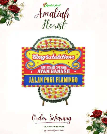 Sewa Papan Bunga Jalatrang